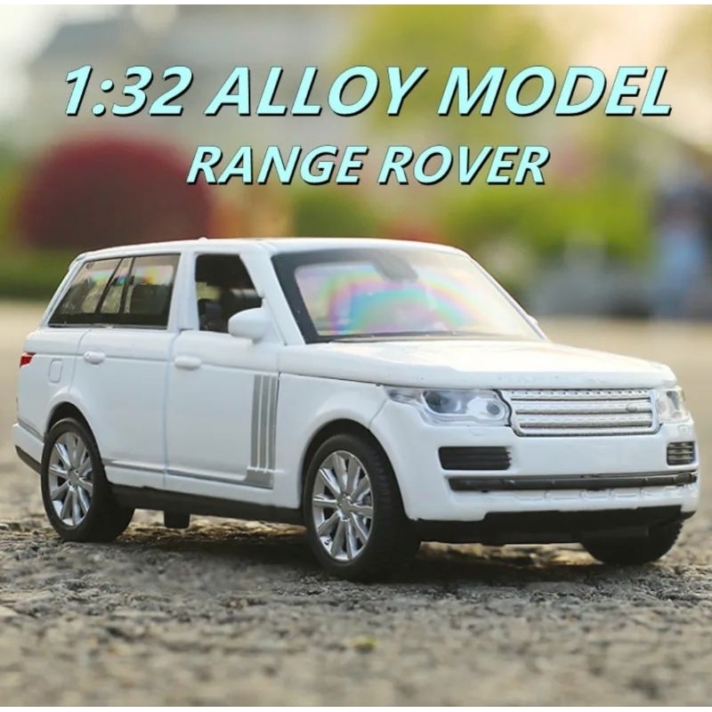 Diecast Mobil Range Rover Skala 1:32 Miniatur Mobil Mainan Pajangan