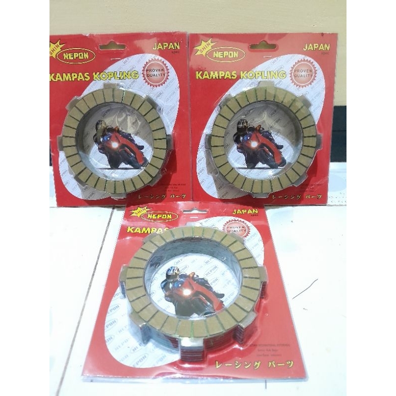 KAMPAS KOPLING PLAT KOPLING FR NELPON PNP FIZ R VEGA KUALITAS BAGUS plat kopling fiz kampas kopling 