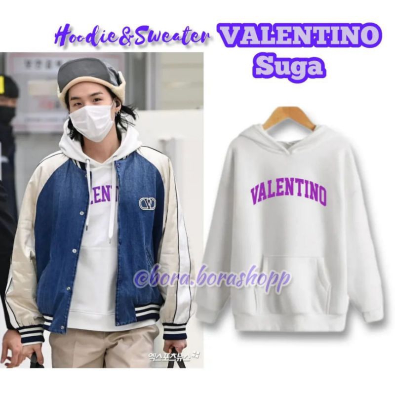 HOODIE & SWEATER VALENTINO SUGA BTS