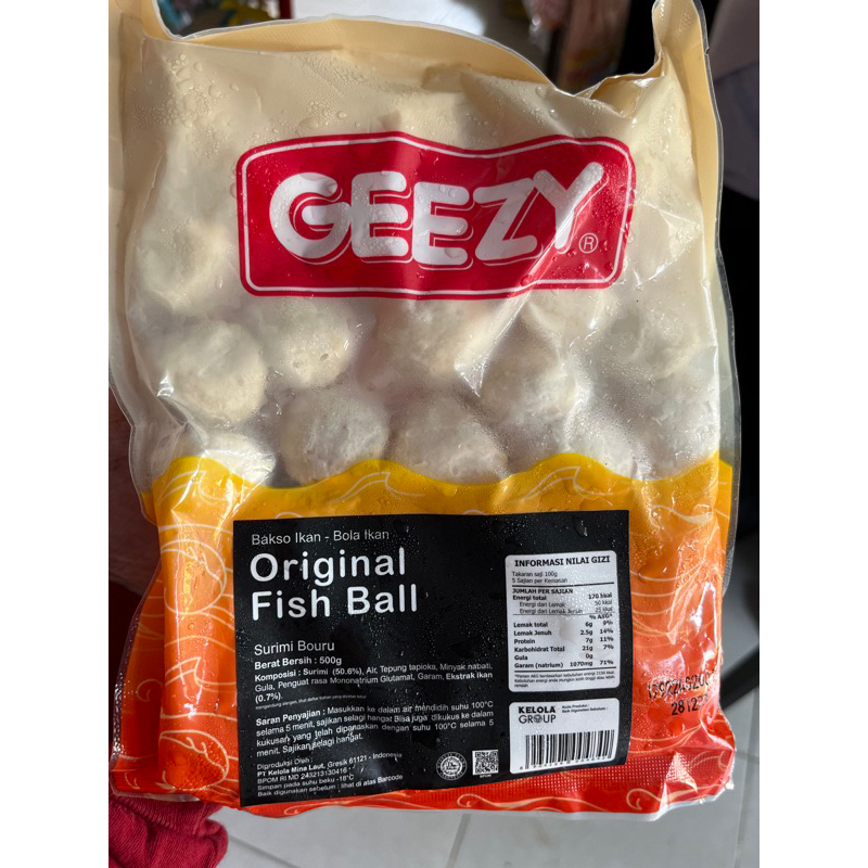 

Geezy Original Fish Ball 500Gr