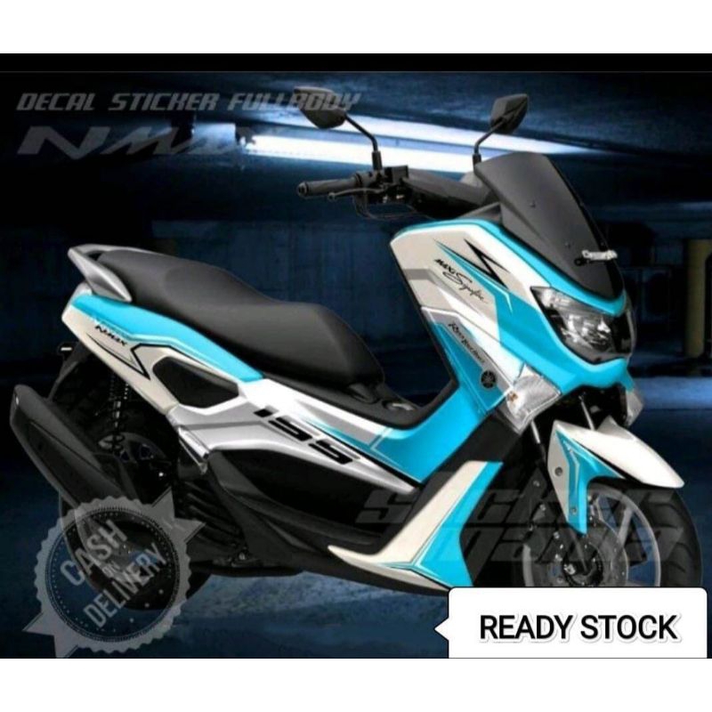 sticker decal variasi motor Yamaha nmax old/lama full body striping decal variasi nmax lama