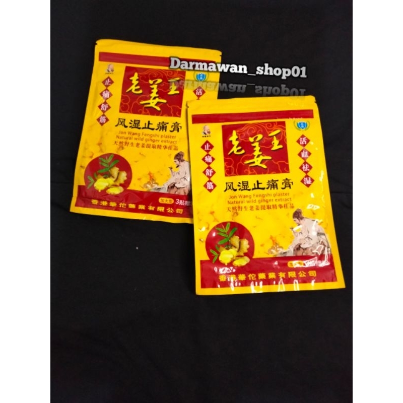 KOYO JON WANG FENGSHI PLASTER NATURAL WILD GINGER EXTRACT