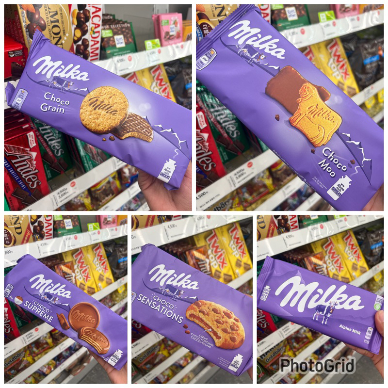 

PO KOREA Milka Choco Sensation cookies grain moo supreme alpine milk