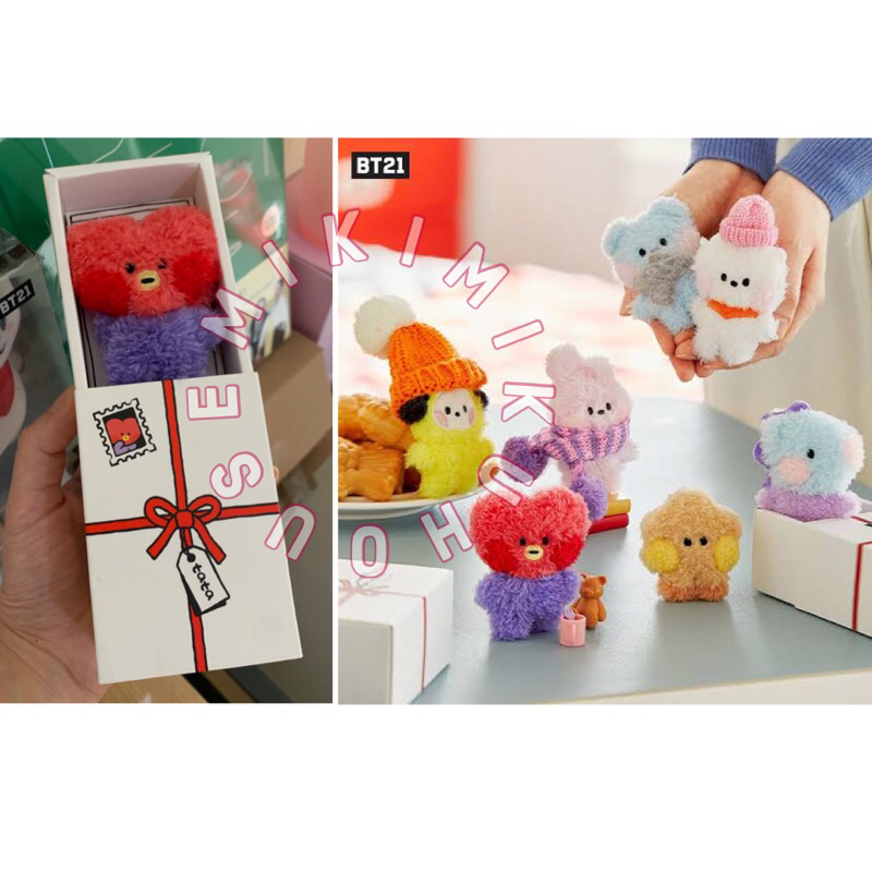 MINI BT21 MININI DOLL FIGURE BONEKA BT21 CUSHION MERCHANDISE MINIINI BT21 RJ JIN BONEKA STANDING DOL
