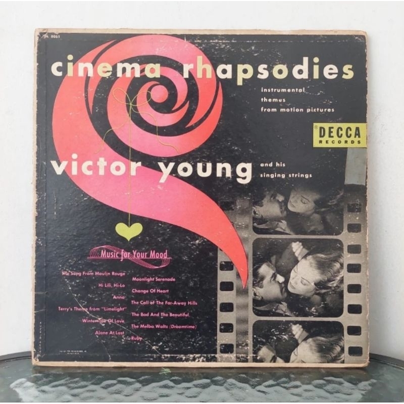 Vinyl Piringan Hitam 12 inch Victor Young - Cinema Rhapsodies