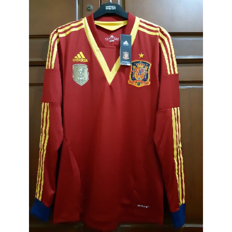 Jersey Spain Home 2013 Long Sleeve Original Player Issue
