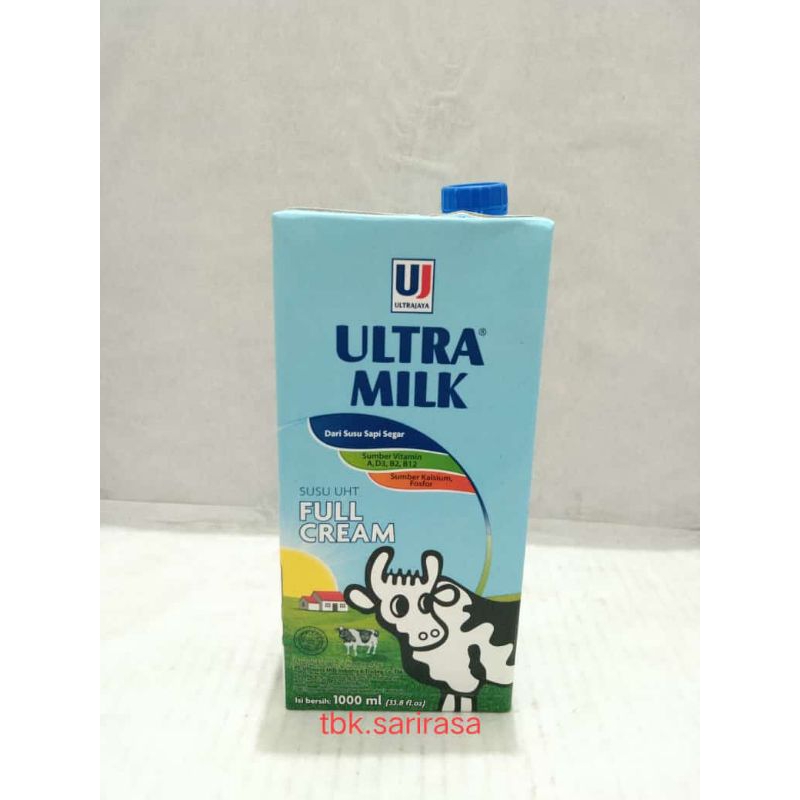 

Ultra Milk 1000 ml Susu UHT Full Cream 1L