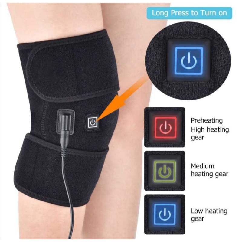 deker lutut terapi panas hailicare / terapi panas lutut / Heating Therapy Knee Support -