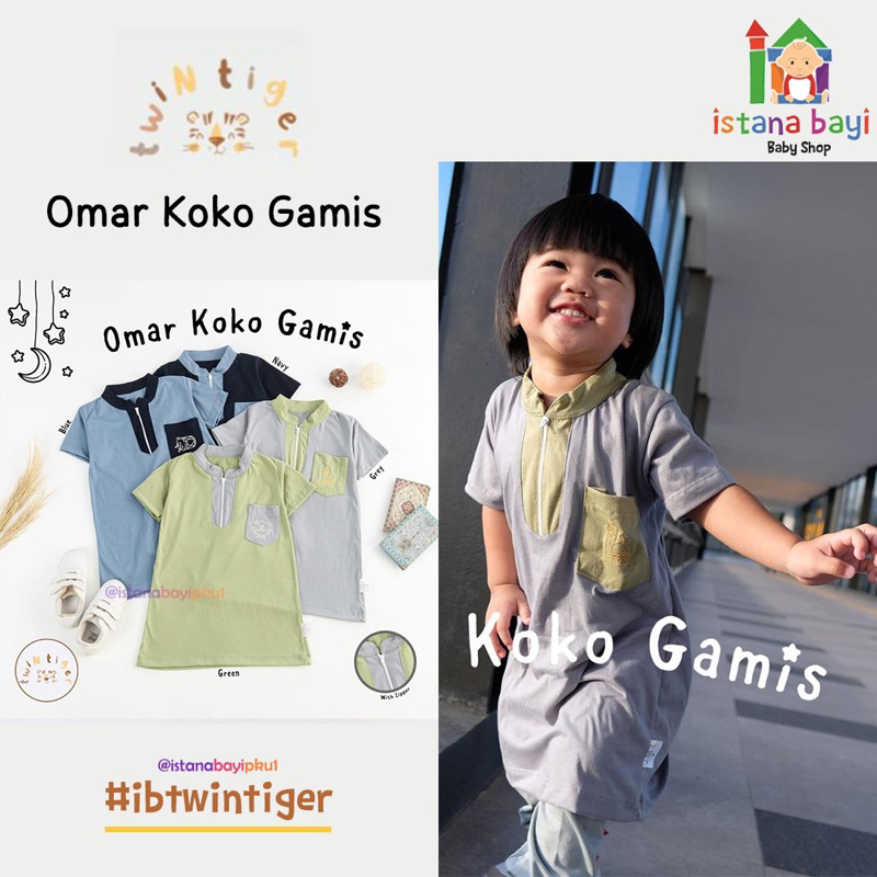 Twin Tiger Omar Koko Gamis/ Koko Bayi/Koko Anak