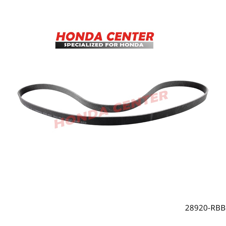 original honda, fanbelt fan belt tali kipas belting crv gen3 2007 2008 2009 2010 2011 2012 2400cc 7PK 1751 38920-RBB-E02