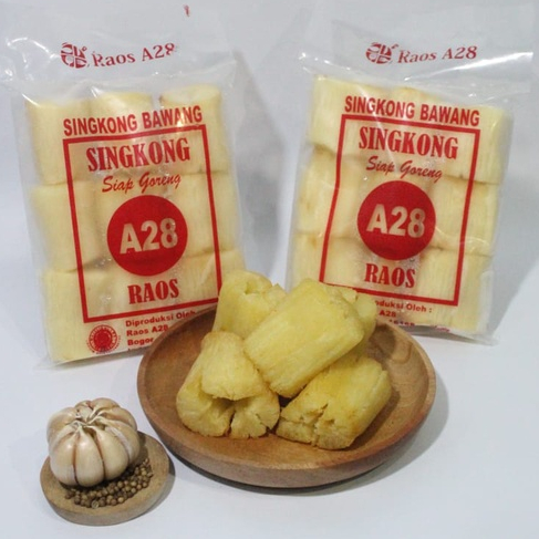 Singkong Bawang Raos Siap Goreng