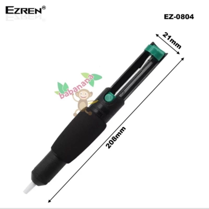 Ezren EZ-0804 Penyedot Timah Soft Grip Solder Sedotan Alat Sedot Pompa