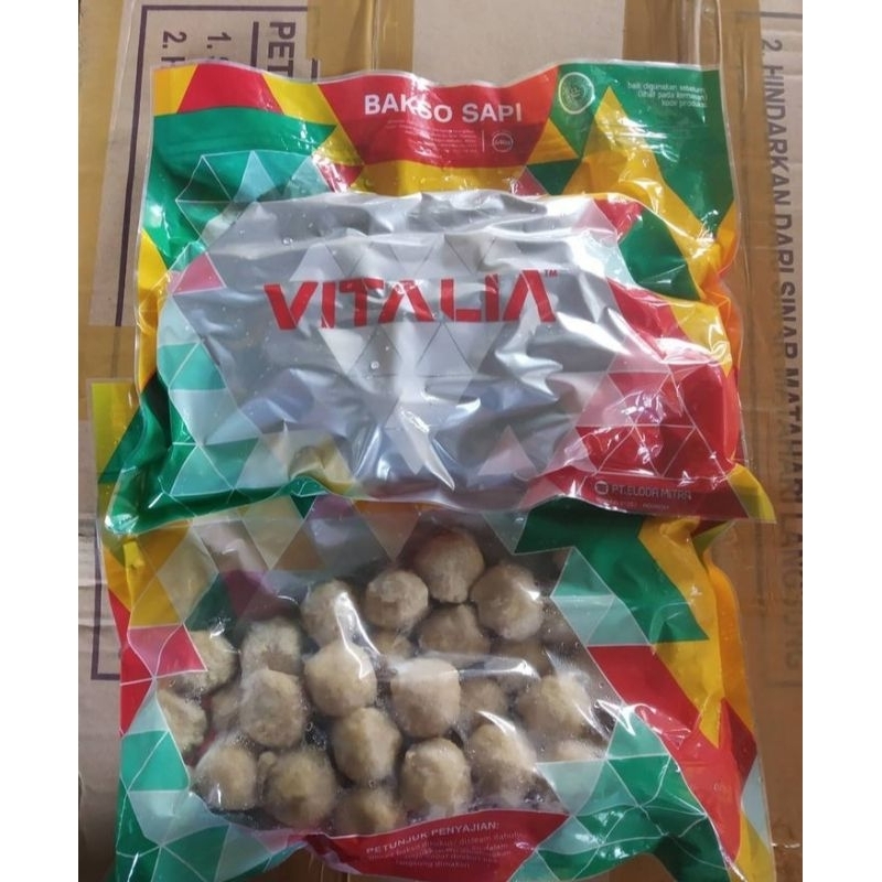 

Vitalia Bakso Sapi 640 gr isi 50 butir Frozen Food Murah | Makanan Beku | Olahan Daging Ayam Siap Goreng | Rebus - FROZEN FOOD - Makanan Istant Siap Cepat Saji