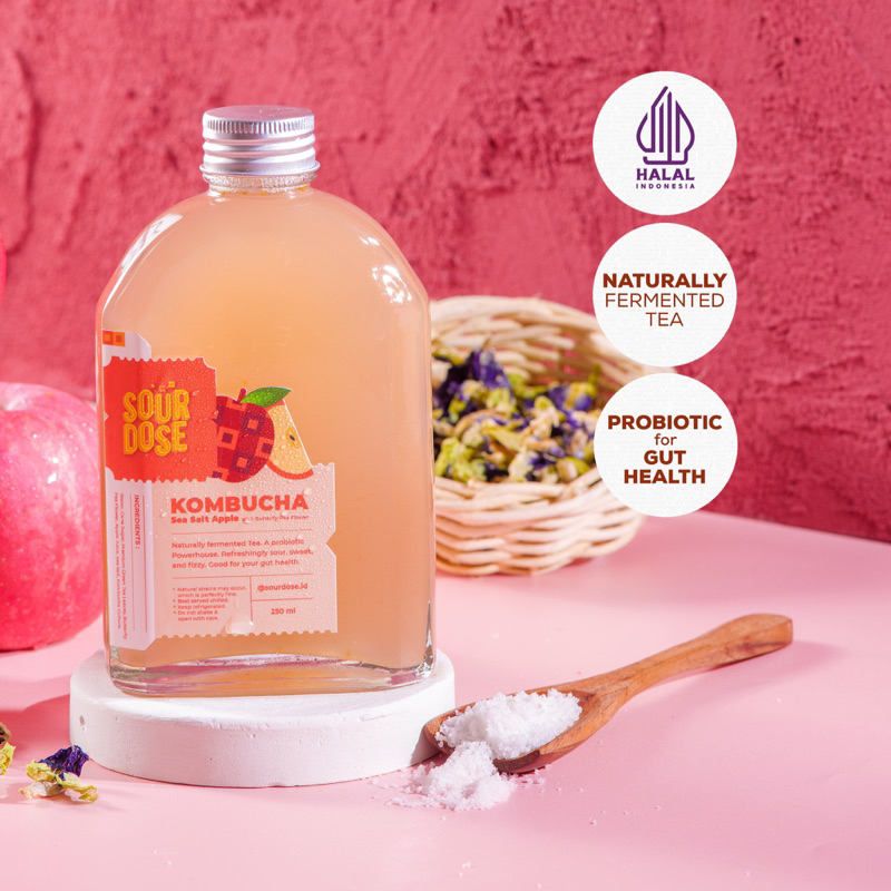 

Kombucha Sea Salt Apple - 250ml | by Sourdose