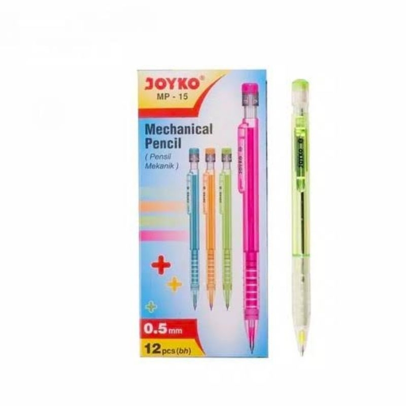 

1PACK Pensil Mekanik Joyko MP-15 0.5mm (12Pcs)