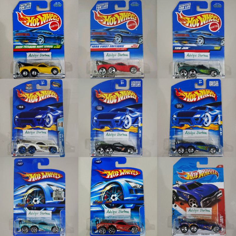 hotwheels hot wheels tow jam factory sealed 1998 first editions roda 6 work crewsers highway 35th an