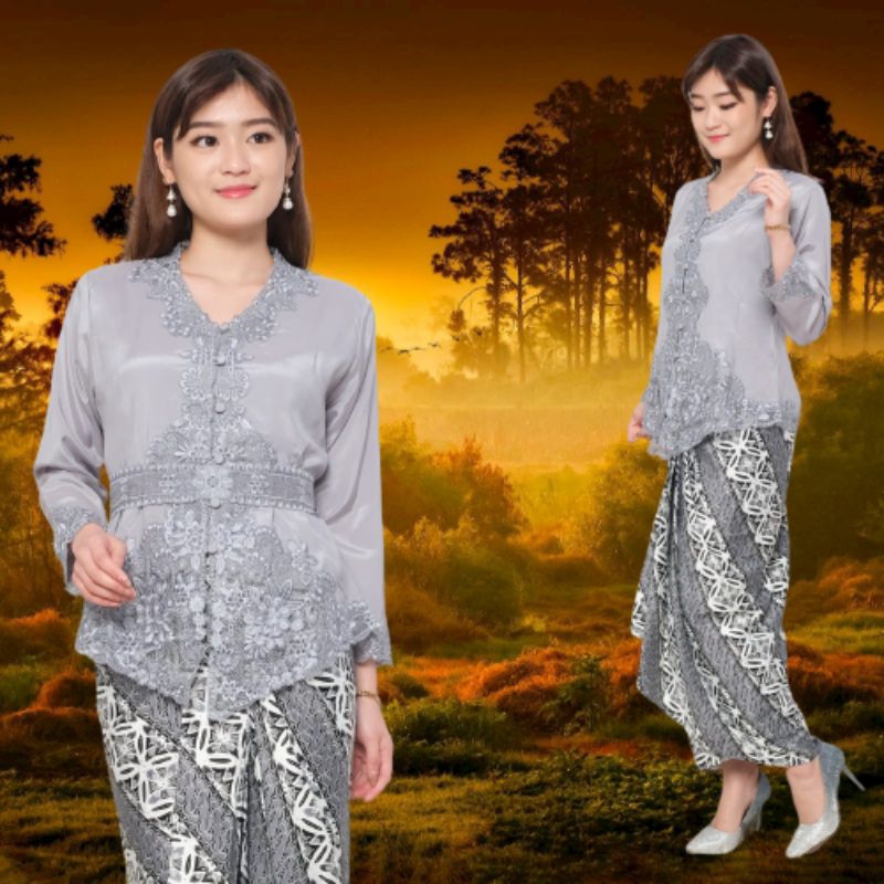 Atasan Kebaya Encim Modern Lengan Panjang