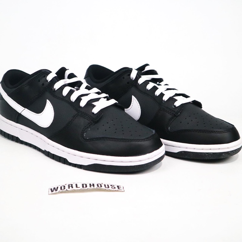 nike dunk low retro black white original