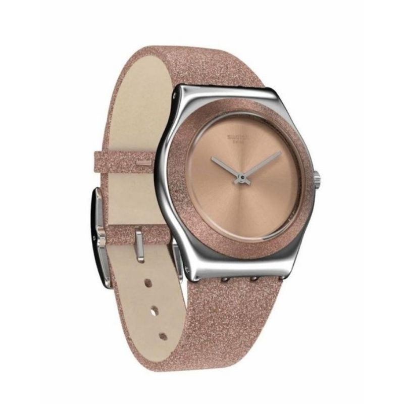 SWATCH YLS220 Jam Tangan Wanita Analog - Swatch Sparkle Rose Original