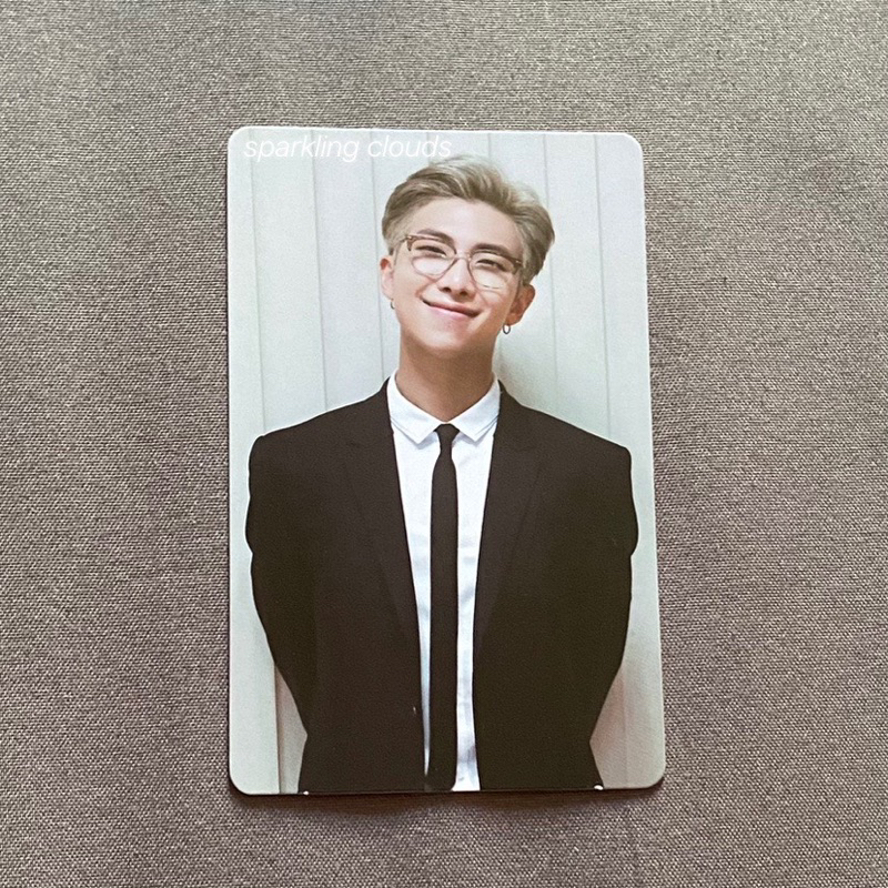 PC Photocard BTS Memories 2018 Kim Namjoon RM Nampres