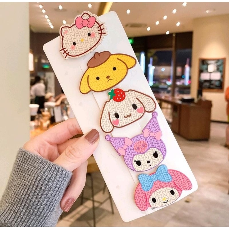 Pita Jepit Aksesoris Rambut Anak Akrilik Karakter