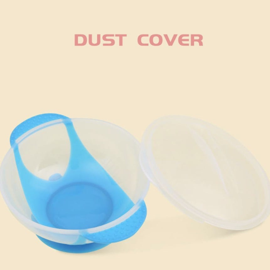 Set Mangkok Makan Bayi Anti Tumpah Set Alat Makan MPASI Tempat Makan Bayi Anti Slip