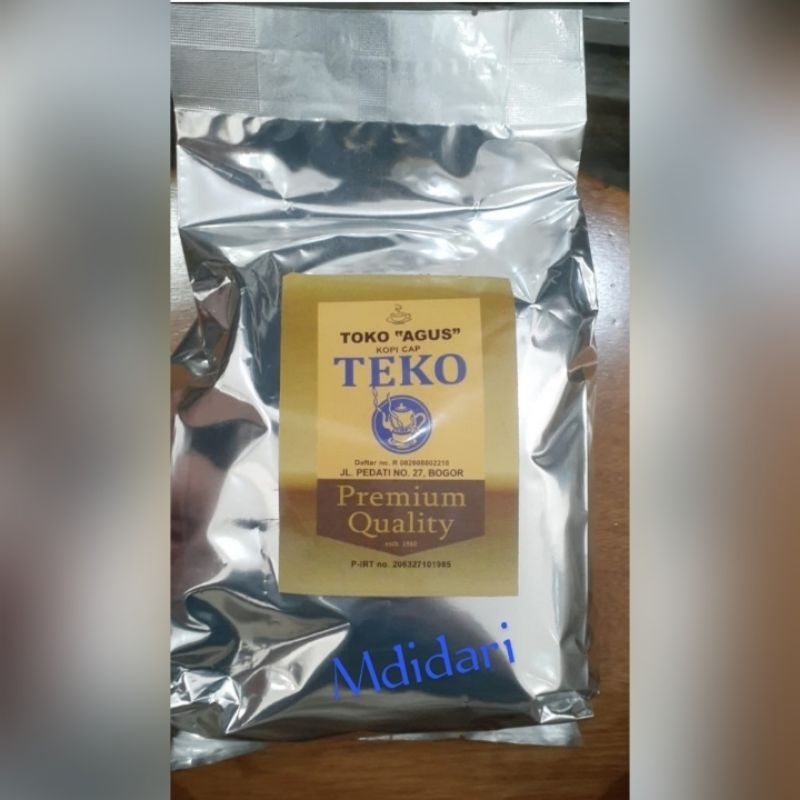 

Biji Kopi Robusta Base 500gr Premium Cap Teko Kopi Lokal Bogor