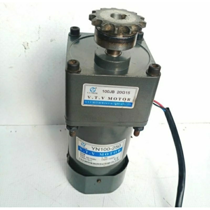 Ac Motor Gearbox 220V Ratio 1:20 250W 65Rpm