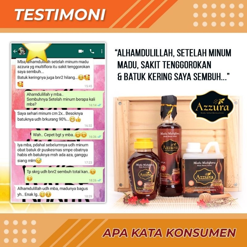 

Madu Azzura Madu Multiflora Madu Murni