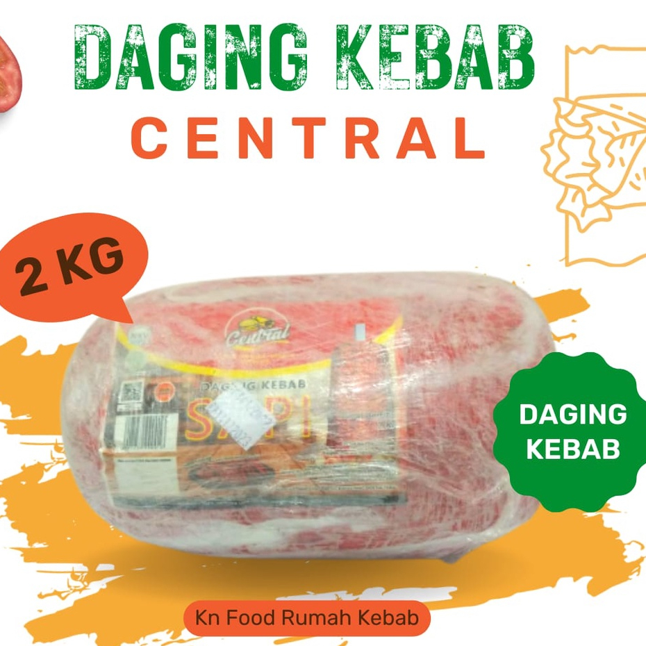 

DAGING KEBAB CENTRAL NON TIANG/ Daging Central 2KG/ DAGING KEBAB CENTRAL TANPA TIANG 2KG