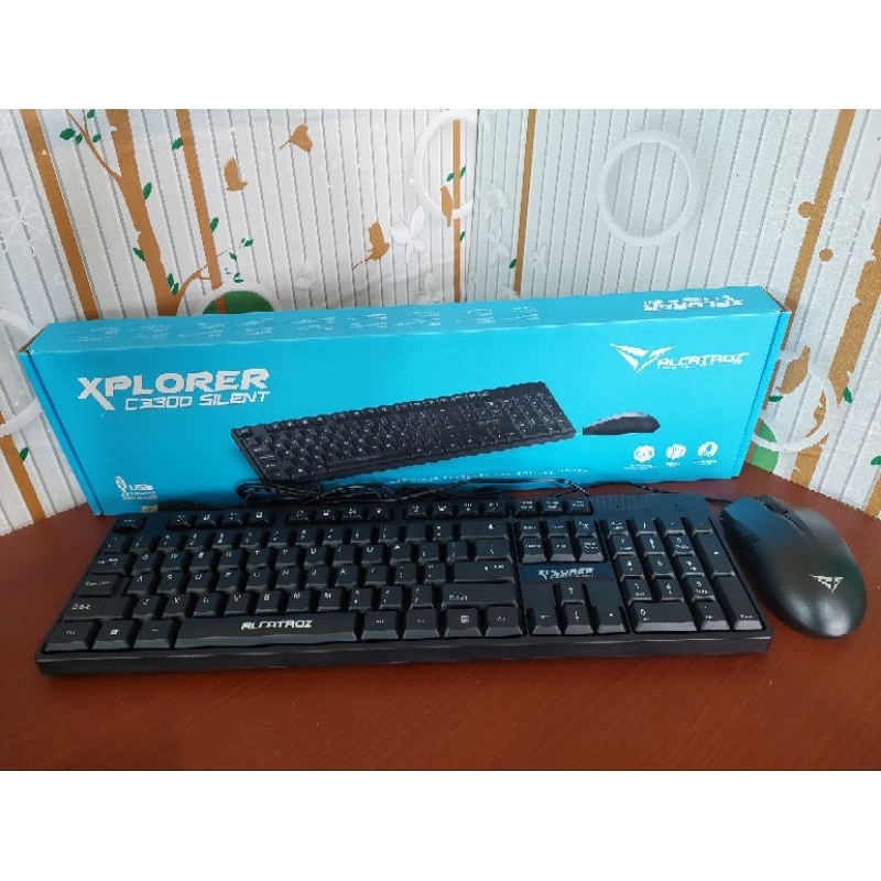 Keyboard Mouse Alcatroz Xplorer C3300 Silent