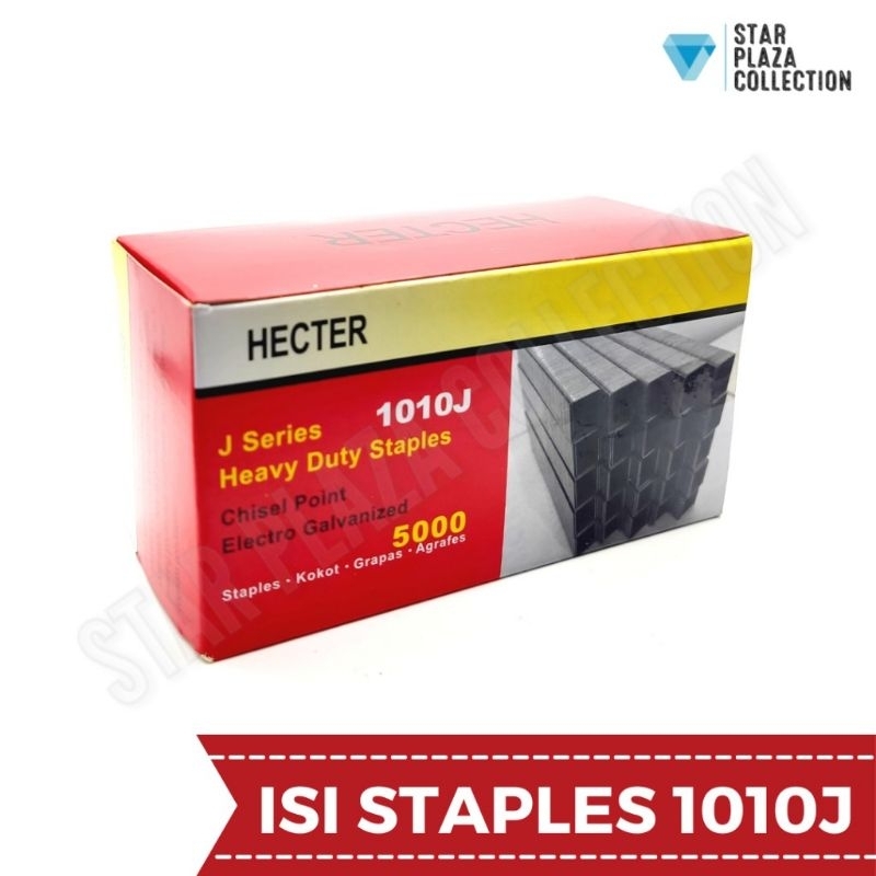 

Isi Staples Tembakan Angin / Paku Tembak U Merek HECTER Refill Mata Air Nailer 1010J Heavy Duty - untuk Pengerjaan Jok Motor, Jok Mobil, Sofa, Funiture, Kayu