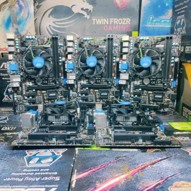 PAKET Motherboard H81 MSI Prosesor Intel® Core™ i3-4150 Haswell DDr3