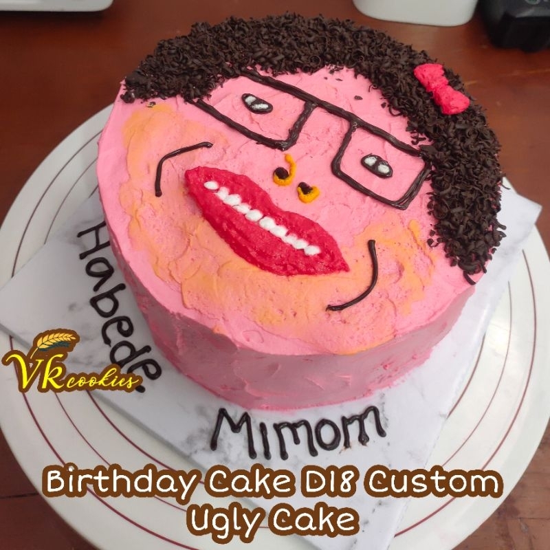 

Birthday Cake D18 (Custom Ugly Cake)