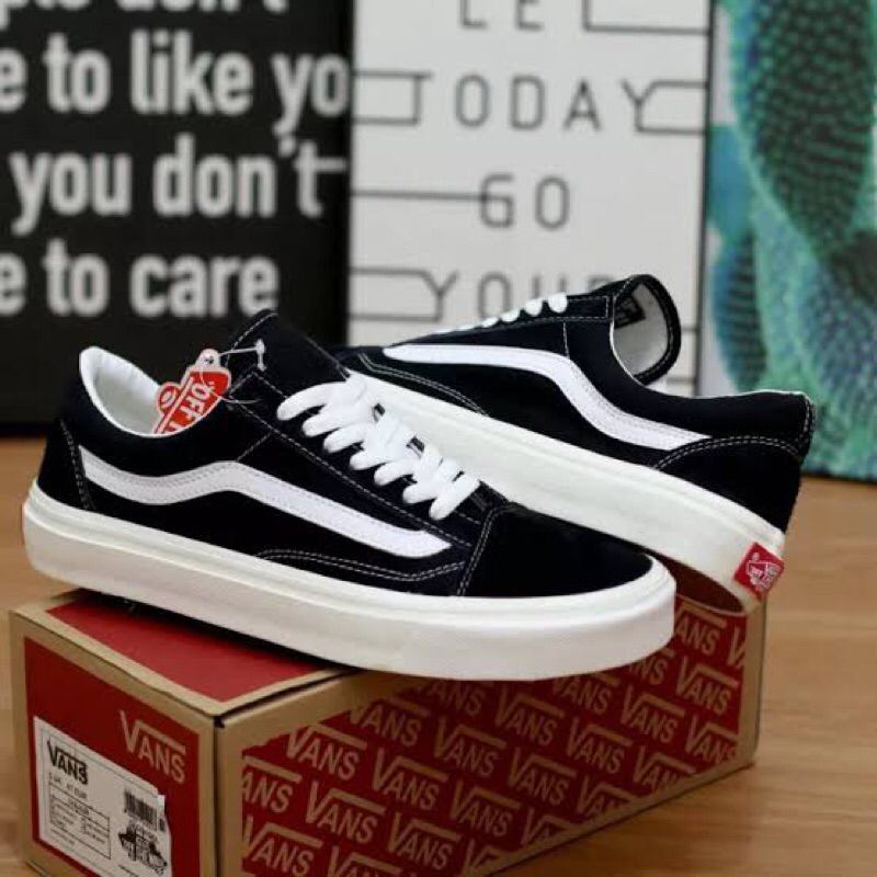 vans oldskool premium sepatu sneakers pria wanita casual