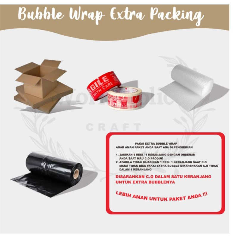 

EXTRA BUBBLE DAN KARDUS TAMBAHAN KEAMANAN PRODUK