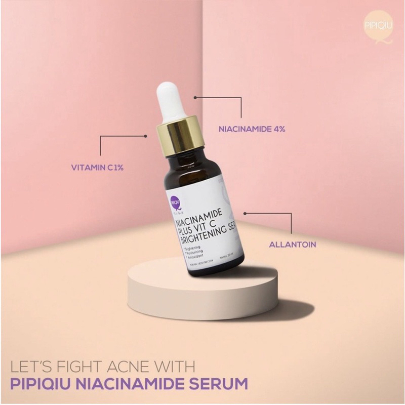 Pipiqiu - Serum Niacinamide Plus Vit C Pipiqiu / Serum Pencerah Wajah Vit C