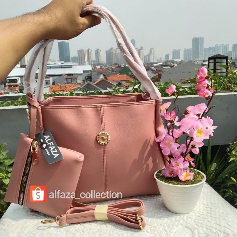 ALFAZA Tas HOBO Wanita TAS TOTE  Variasi Dompet ukuran T23xP29xL10