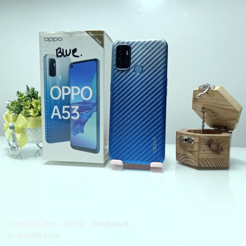 OPPO A53 4/64 GB HANDPHONE SECOND BEKAS RAM 4 INTERNAL 64GB