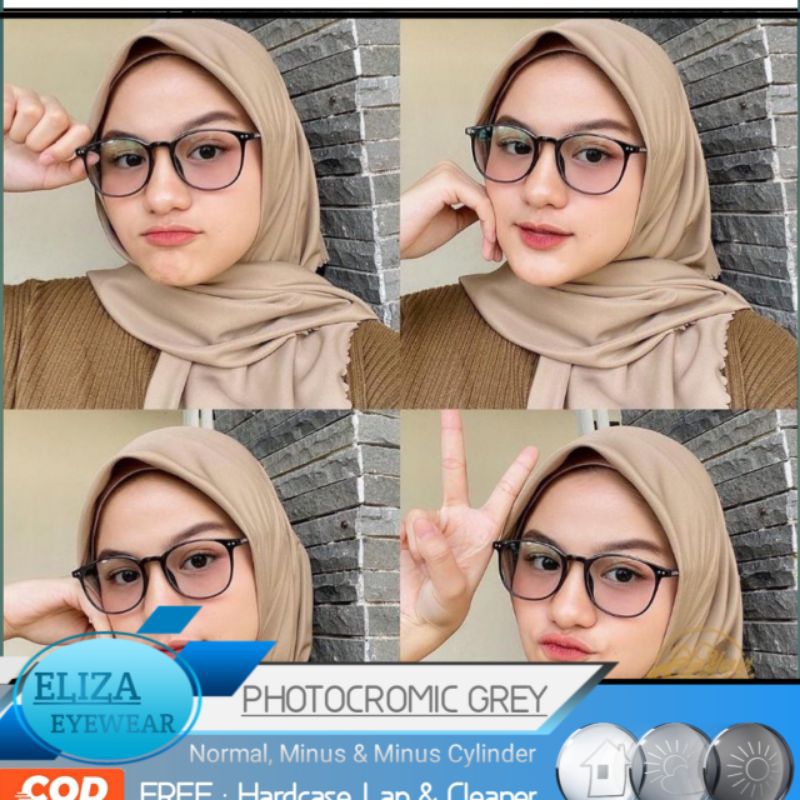 frame kacamata2130 photocromic minus antiradiasi