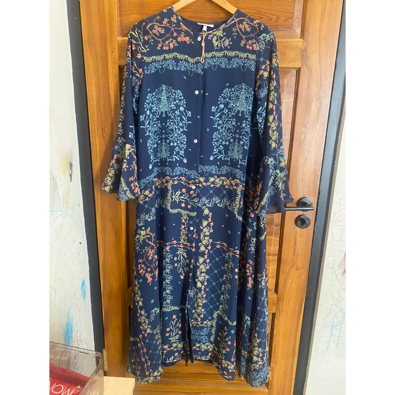 Gangga Long Tunik Navy by Riamiranda size S