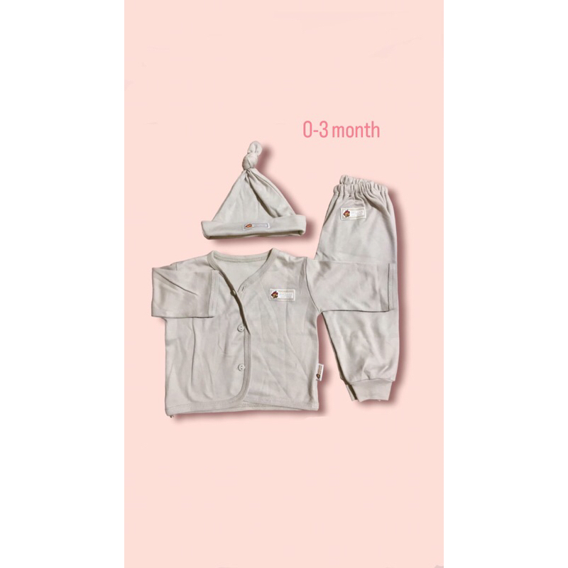 preloved set newborn gorillux motif unisex