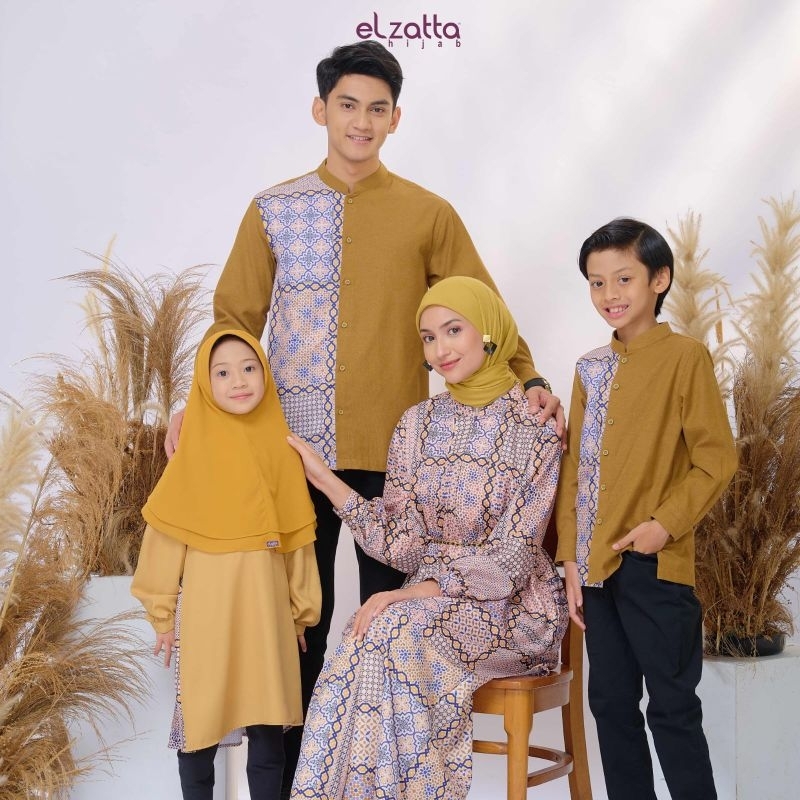 ELZATTA SARIMBIT SEVILLA BAJU GAMIS TERUSAN BAJU KOKO LENGAN PANJANG BAJU ANAK ELZATTA