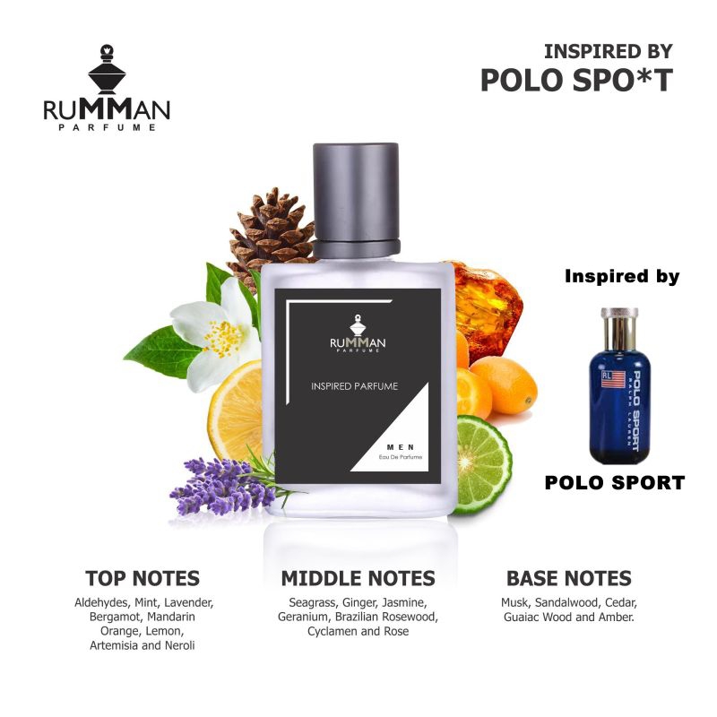 Inspired Parfum Polo Sport Parfume Farfum Minyak Wangi Pria Cowok LakiTahan Lama Awet  24 Jam Seharian