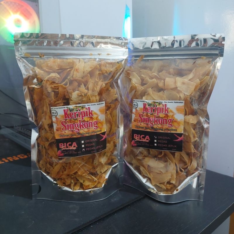 (Beli 1 Gratis 1 Keripik Singkong) Resep Otentik Mamah Epon Kemasan Pouch