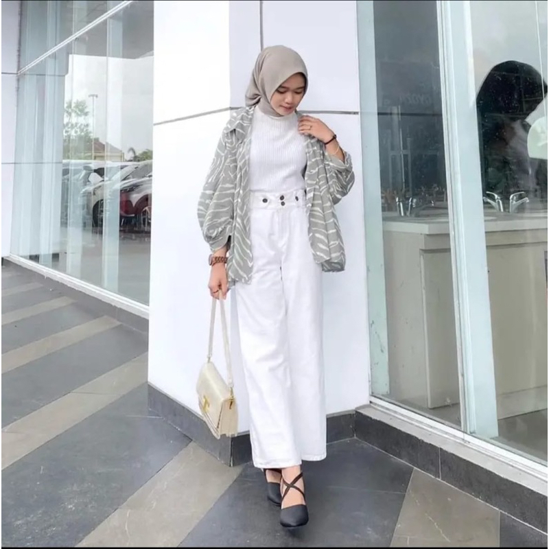 PRITA JEANS KULOT / KULOT JEANS KANCING 2