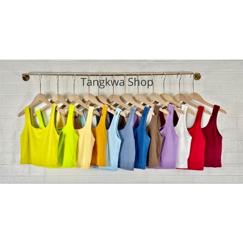 TANKTOP SQUARE TANGKWA FASHION WANITA IMPORT BANGKOK CODE T2