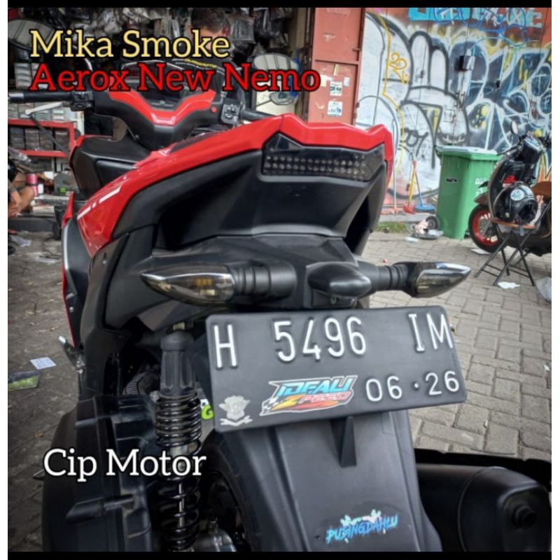 Mika smoke Stoplamp Aerox New Coonected Nemo
