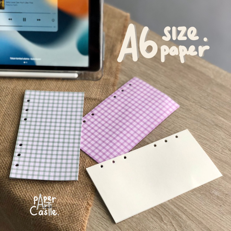 

Kertas Binder File Organizer Ukuran A6 6 Ring