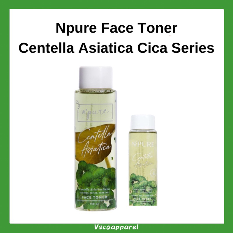 Npure Face Toner Centella Asiatica 30ml / 150ml - Cica Series